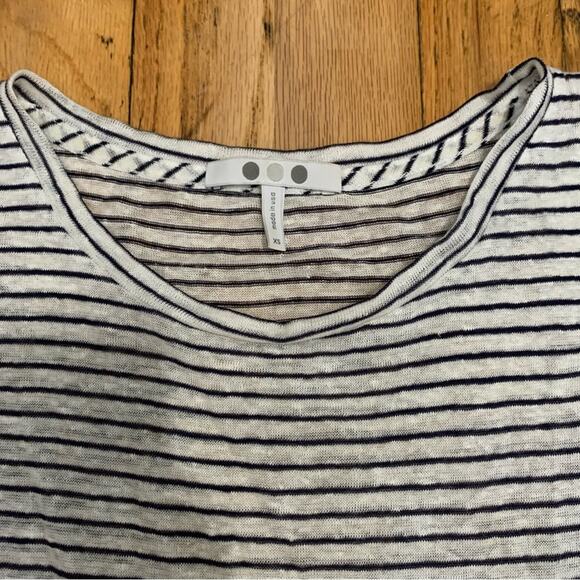 Three dots linen blend striped top - Picture 5 of 7